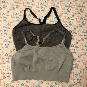 Bundle Target Champion sports bras Gray and Black